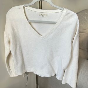 Madewell Textured Balloon Sleeve Blouse